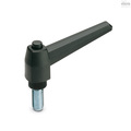 Elesa Zinc-plated steel threaded stud, MRX.63 p-M6x40 MRX-p